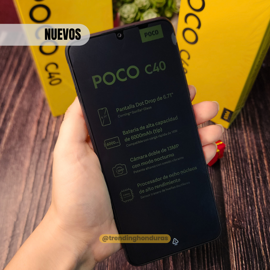 XIAOMI POCO C40 - Smartphone con pantalla 6.71 y ANDROID